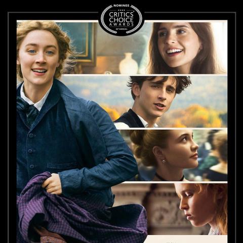 بوستر Little Women المرشح لعدد من الجوائز في Critics' Choice Awards -انستغرام @criticschoice