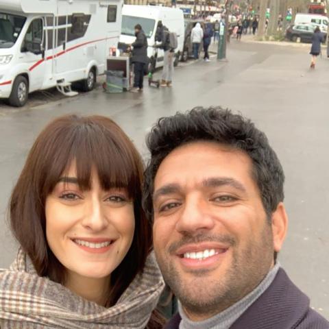 حسن الرداد وفريق عمل توأم روحي في باريس