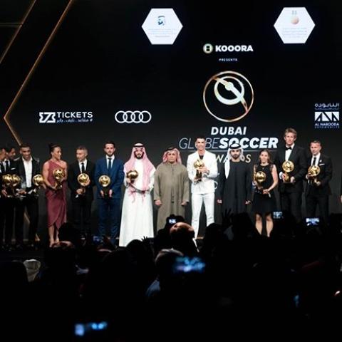 دبي تكرّم نجاحات كرة القدم - إنستغرام @Globesoccer