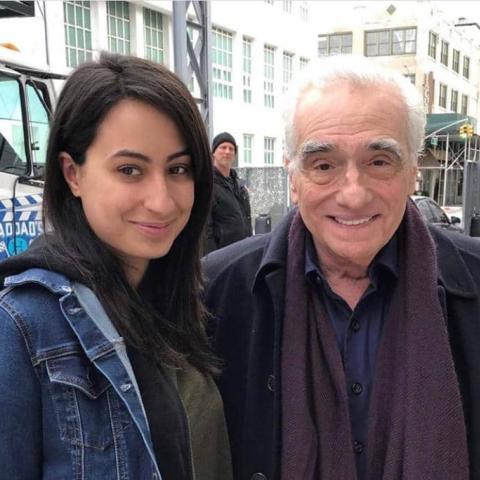 كاميليا مع العالمي سكورسيزي