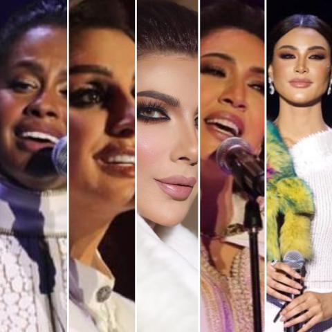 ليلة ملوكية تجمع النجمات - إنستغرام @audiorotana