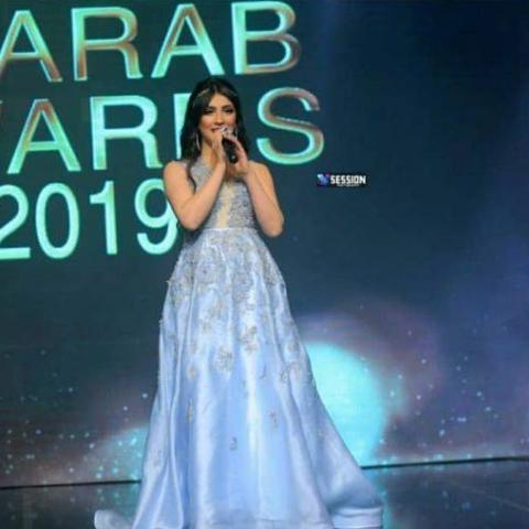 “سهيلة بن لشهب” أفضل نجمة عربية لسنة 2019، بمهرجان نجم العرب.