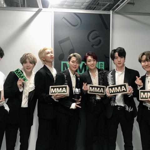 BTS  في حفل MMA