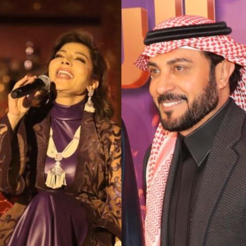 أجواء عفوية بين أصالة وماجد المهندس في سمرات الرياض