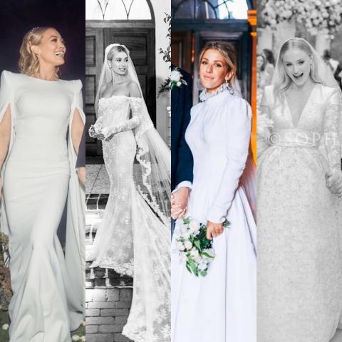 أجمل فساتين زفاف النجمات لعام 2019