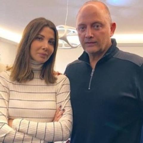 نانسي عجرم و زوجها