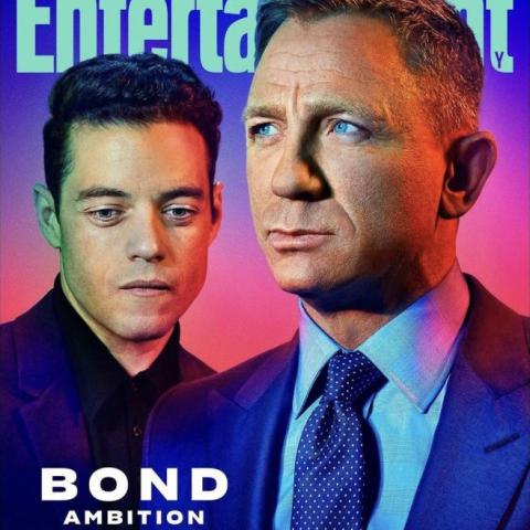 رامي مالك ودانييل غريك على غلاف Entertainment Weekly -انستغرام @entertainmentweekly