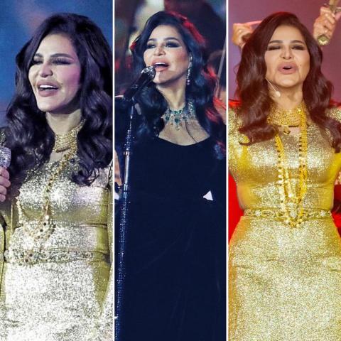 صور من ليلة فنانة العرب _ تويتر