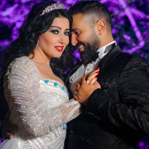 صورة قديمة لأحمد سعد وسمية الخشاب