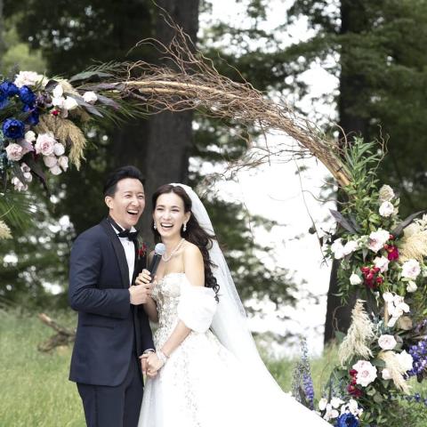 Han Geng يحتفل بزفافه من Celina Jade