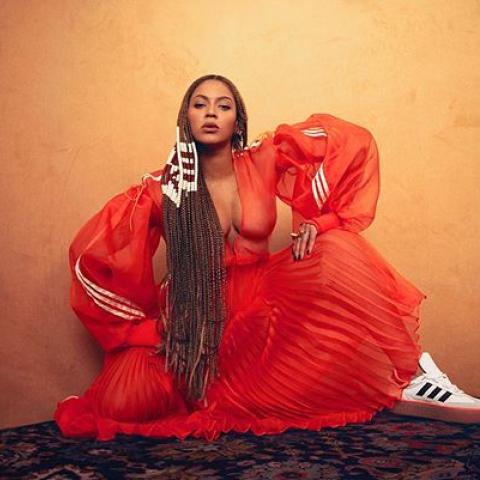صورة لبيونسيه من تعاون Adidas x IvyPark من إنستغرام