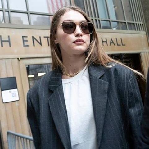 جيجي حديد في المحكمة