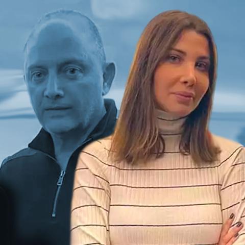 نانسي عجرم و زوجها