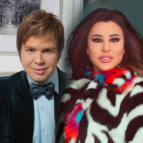 نجوى كروم و نيكولا جبران
