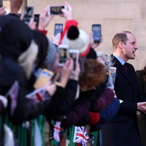 الظهور الأول للأمير وليام وكيت بعد الأزمة الملكية من Getty Images