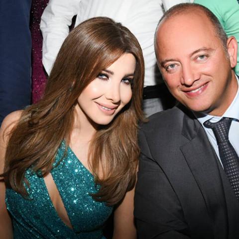 نانسي عجرم وزوجها فادي الهاشم