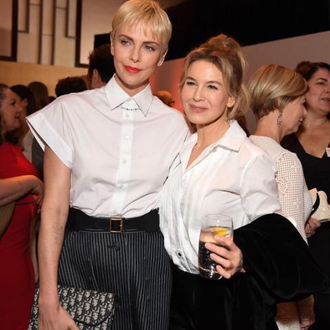 تشارليز ثيرون ورينيه زيلويغر - @hollywoodreporter