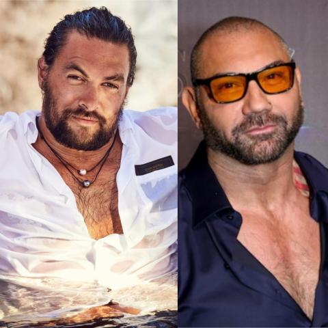  Dave Bautista يواجه Jason Momoa