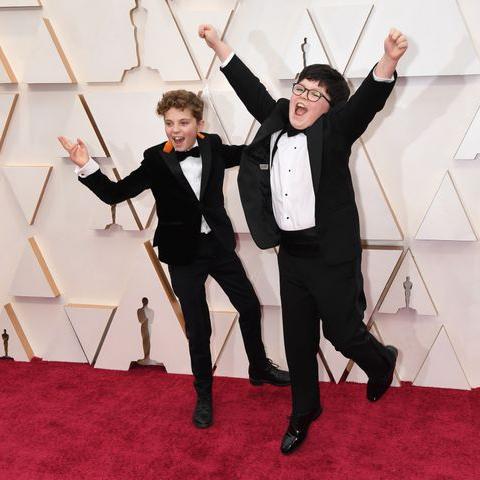 Archie Yates وRoman Griffin Davis - صورة من Getty Images