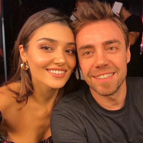 هاندا أرتشيل ومراد دالكليتش- صورة من إنستغرام @muratdalkilic