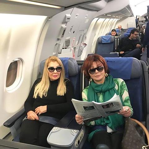  نجوم مصر في لبنان  - إنستغرام @nadiaalgindi