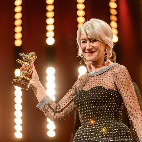 هيلين ميرين مكرّمة في برلين