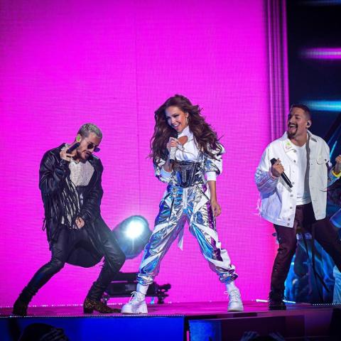 تالي في حفل premio lo nuestro - إنستغرام @premiolonuestro