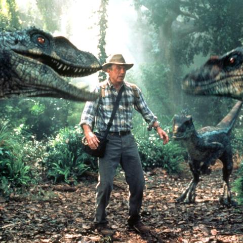 مشهد من سلسلة Jurassic World