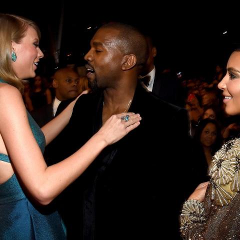 تايلور سويفت - كانيي ويست وكيم كارداشيان