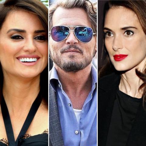 وينونا رايدر و بينولوبي كروز يدعمان جوني ديب في قضيته