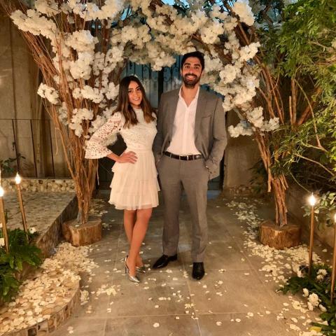 هند عبد الحليم وخطيبها - انستغرام @ hendabdelhalimofficial