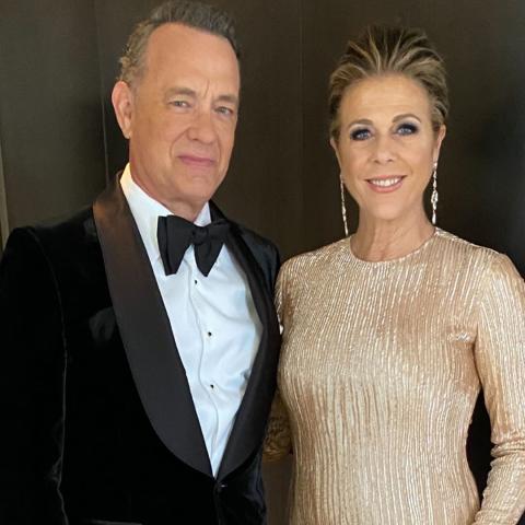 توم هانكس وريتا ويلسون - صورة من إنستغرام @RitaWilson