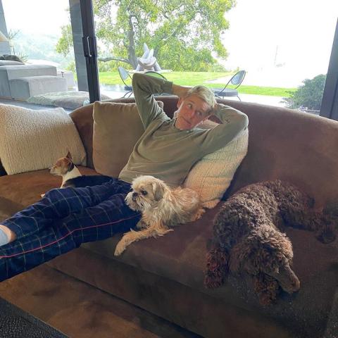 Ellen DeGeners -صورة من إنستغرام @theellenshow