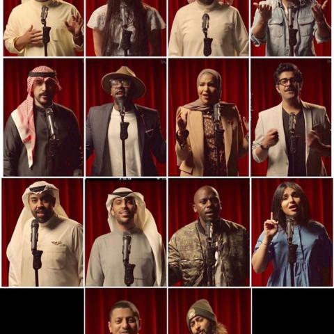  نجوم الكويت يوجهون تحية للصفوف الامامية