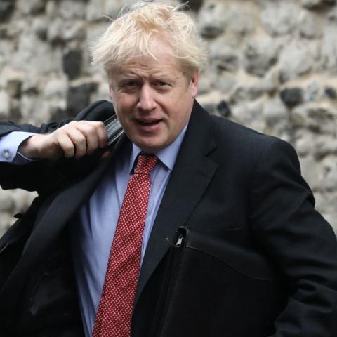 رئيس وزراء بريطانيا بوريس جونسون - الصورة  لـ Simon Dawson, Reuters