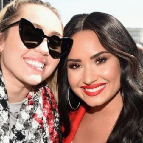 ديمي لوفاتو ومايلي سايرس