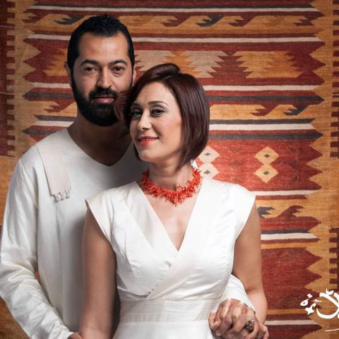 لبنى نعمان ومهدي شقرون لايف على الفايسبوك