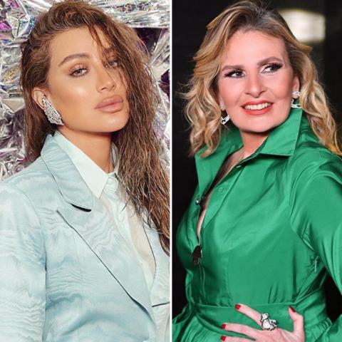 بكاء يسرا ومايا دياب مباشرةً على إنستغرام