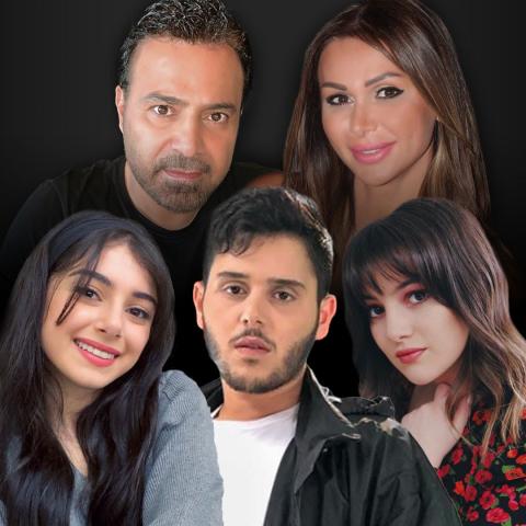 عاصي الحلاني و عائلته