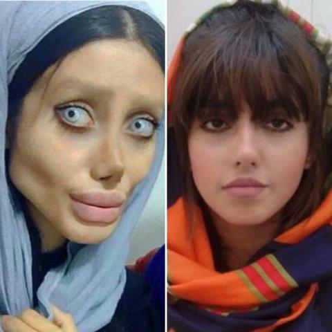 صورة لـ "انجلينا جولي إيران" في محاولات بالفوتوشوب لتشبه أنجلينا جولي