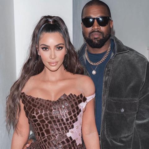 كيم كارداشيان وكانيي ويست- صورة من إنستغرام @kimkardashian