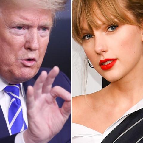 تايلور سويفت تنتقد ترامب