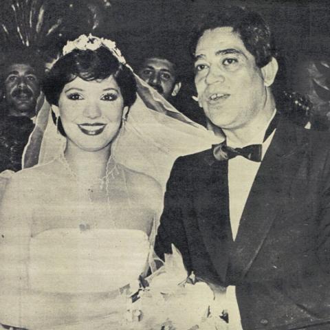 محرم فؤاد وعايدة رياض