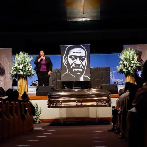 الوداع الأخير لجورج فلويد 