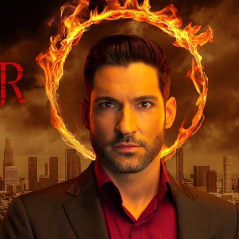 Tom Ellis على بوستر مسلسل Lucifer