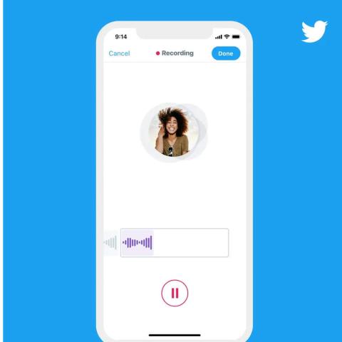 تويتر يغرّد بالصوت