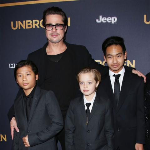 لا تواصل بين براد بيت وولديه مادوكس وباكس