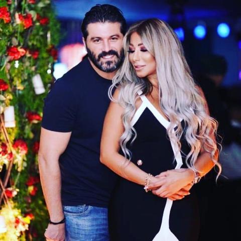 يزن السيد وزوجته لمى الرهونجي