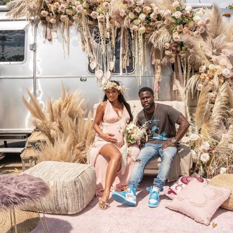 كيفن هارت وزوجته إنيكو - انستغرام @enikohart