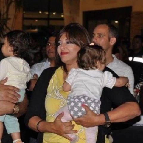 هالة صدقي وزوجها هاني سامي